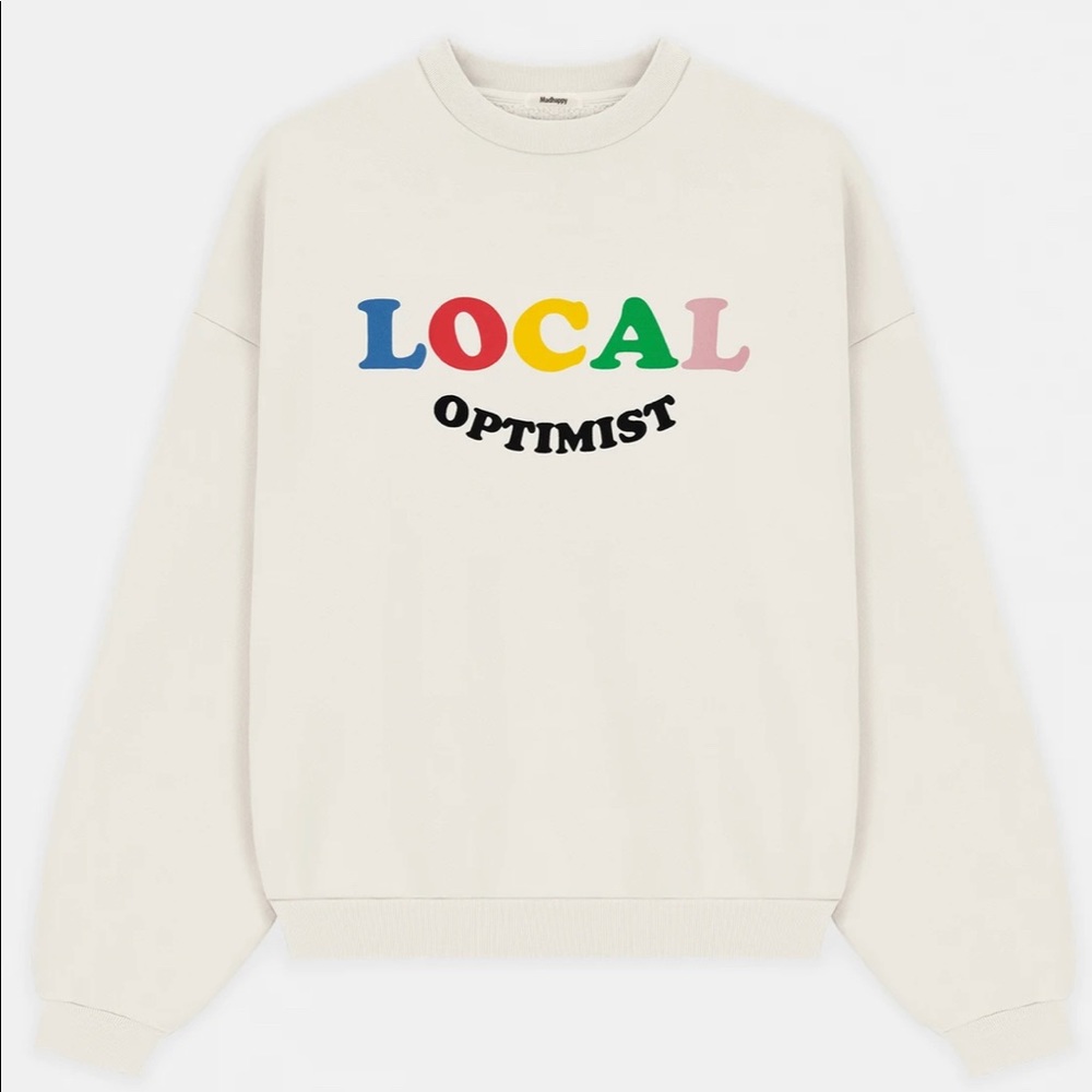 Madhappy Local Optimist sweatshirt- M, NWT